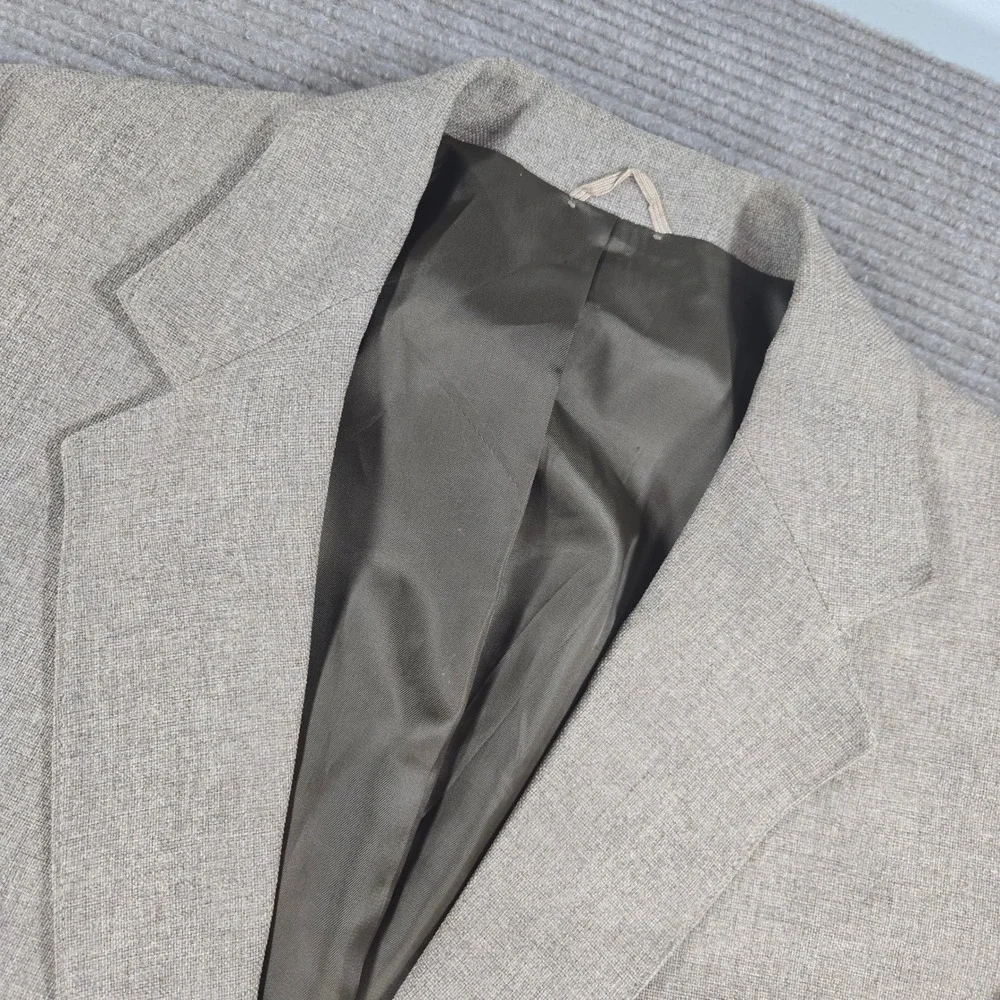 Levi's‎ Mens 42L Tan Vintage Action Suit Two Button Textured Blazer Sport Coat